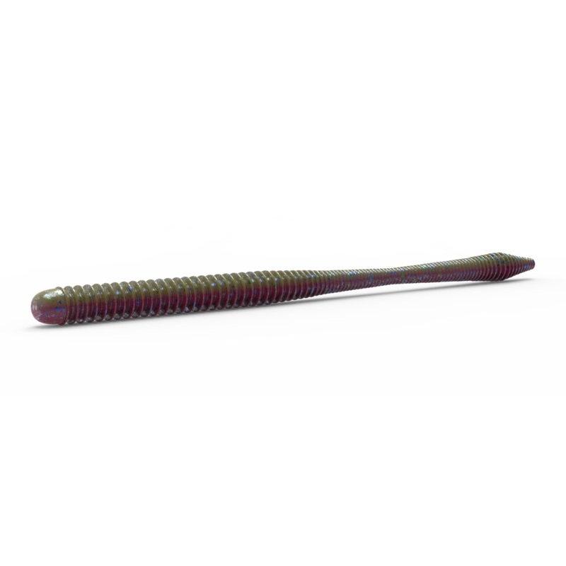 Divine Shakey Worm 9.5" - Plum Melon Magic