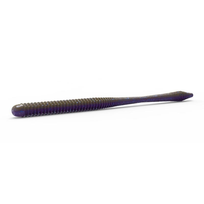Divine Shakey Worm 9.5" - Blue Fleck Melon Magic