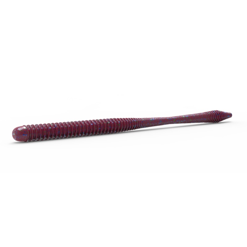 Divine Shakey Worm 9.5" - Plum Bug