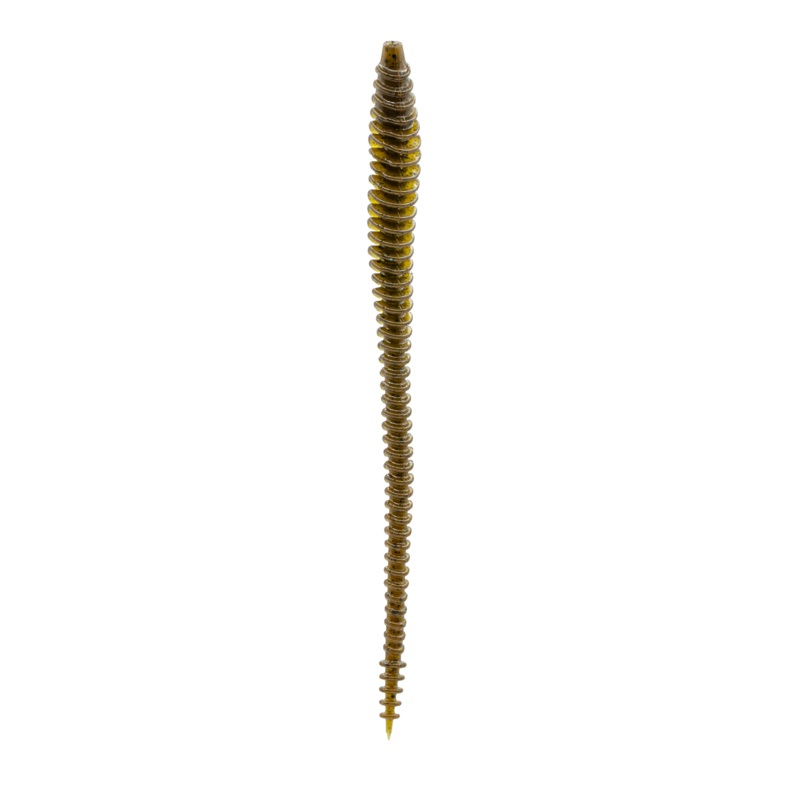Boosa 6.5 Shakey Worm - Green Pumpkin