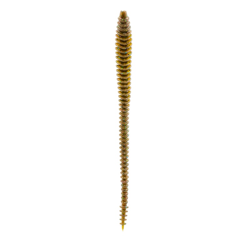 Boosa 6.5 Shakey Worm - Green Pumpkin Juice