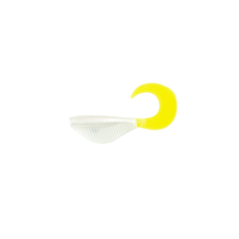 Curly Clobber - White-Treuse
