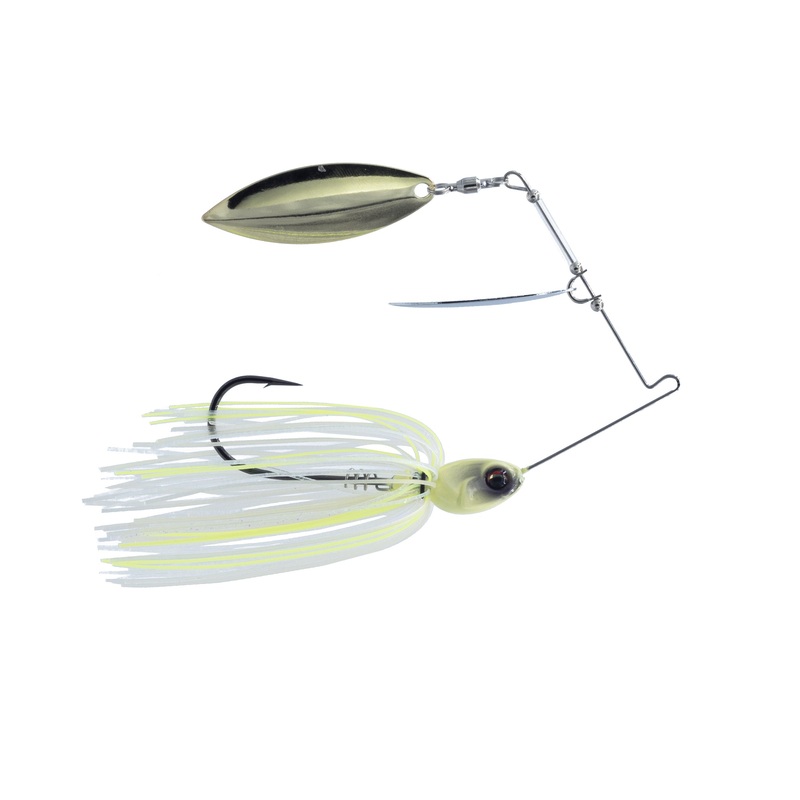 Divine Spinnerbait - Bone-Treuse Pearl