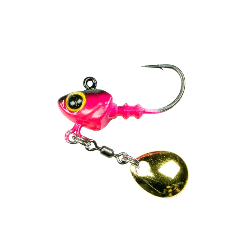 Pecos Underspin Jig Heads - Black Rose