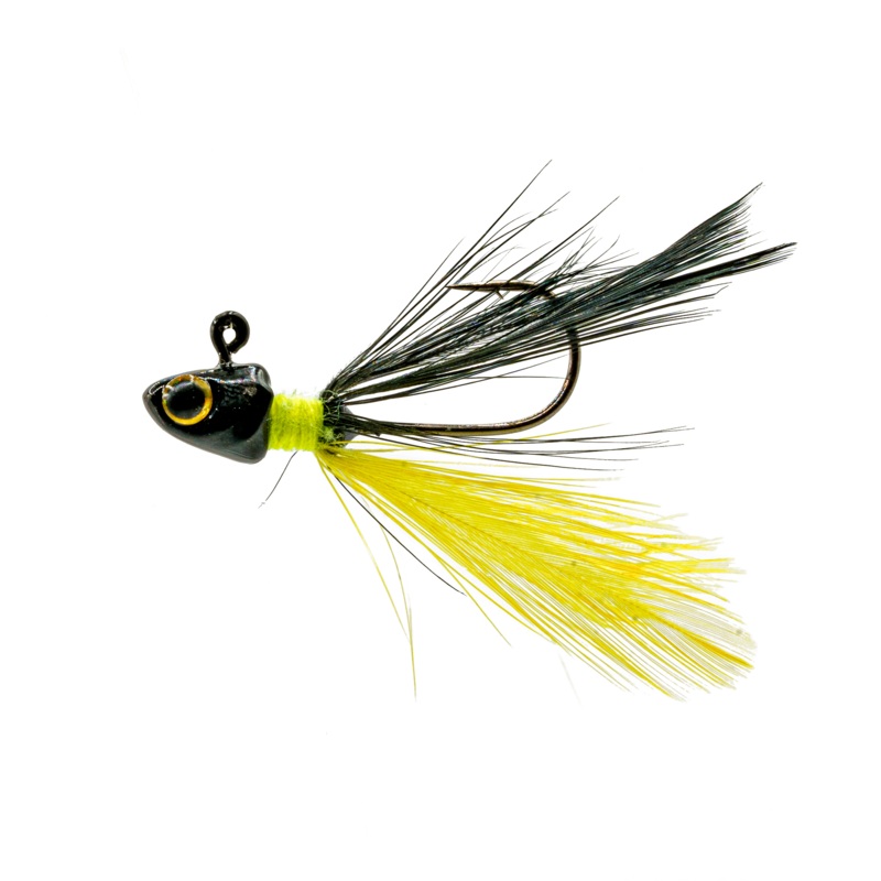 PLUCK Hair Jig - Black Neon