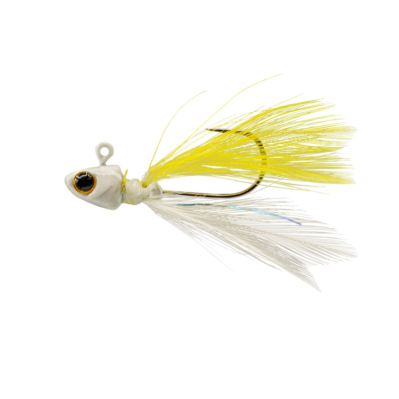 PLUCK Hair Jig - Chartreuse Minnow
