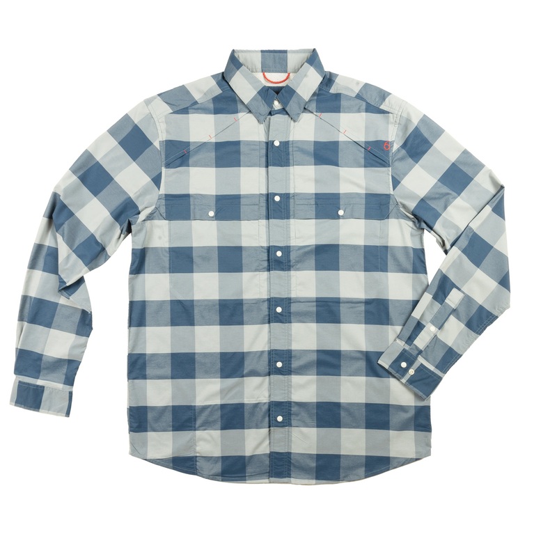 Pescavida Hybrid L/S Shirt - Backwater Blue