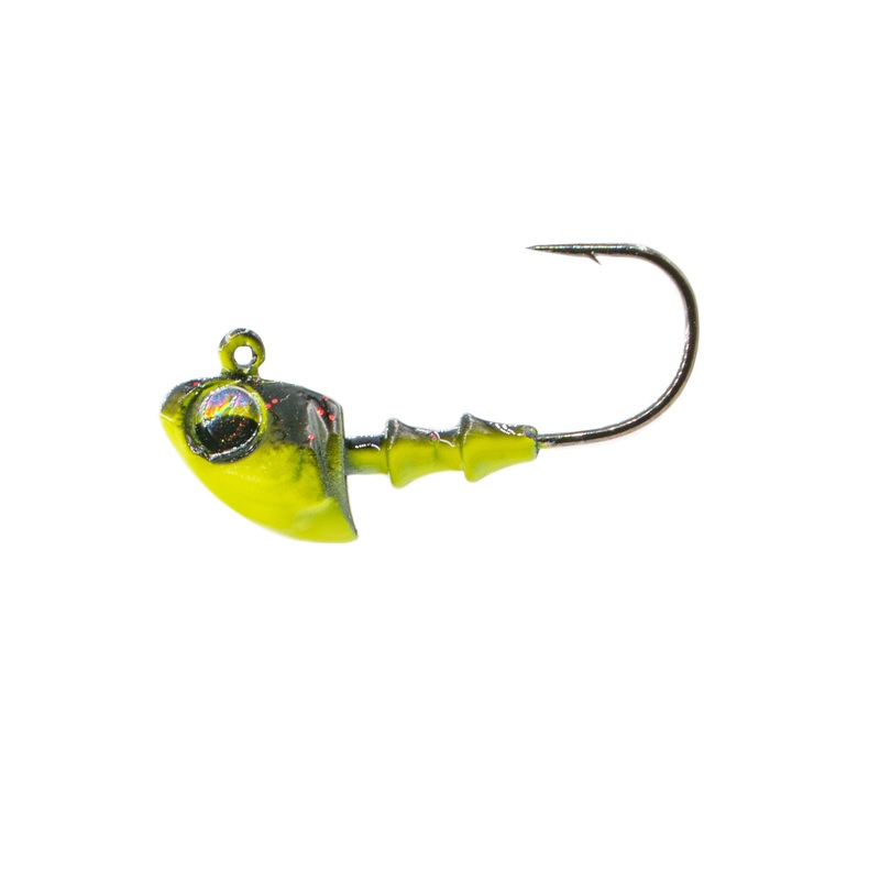 Crappie Jig Heads - Black Neon