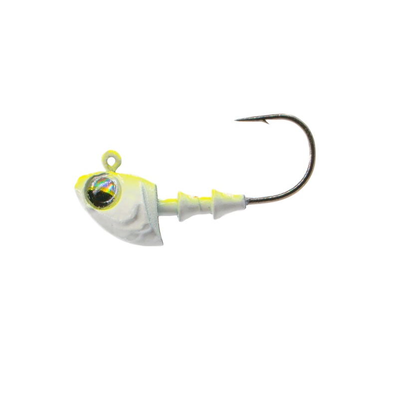 Crappie Jig Heads - Chartreuse Minnow