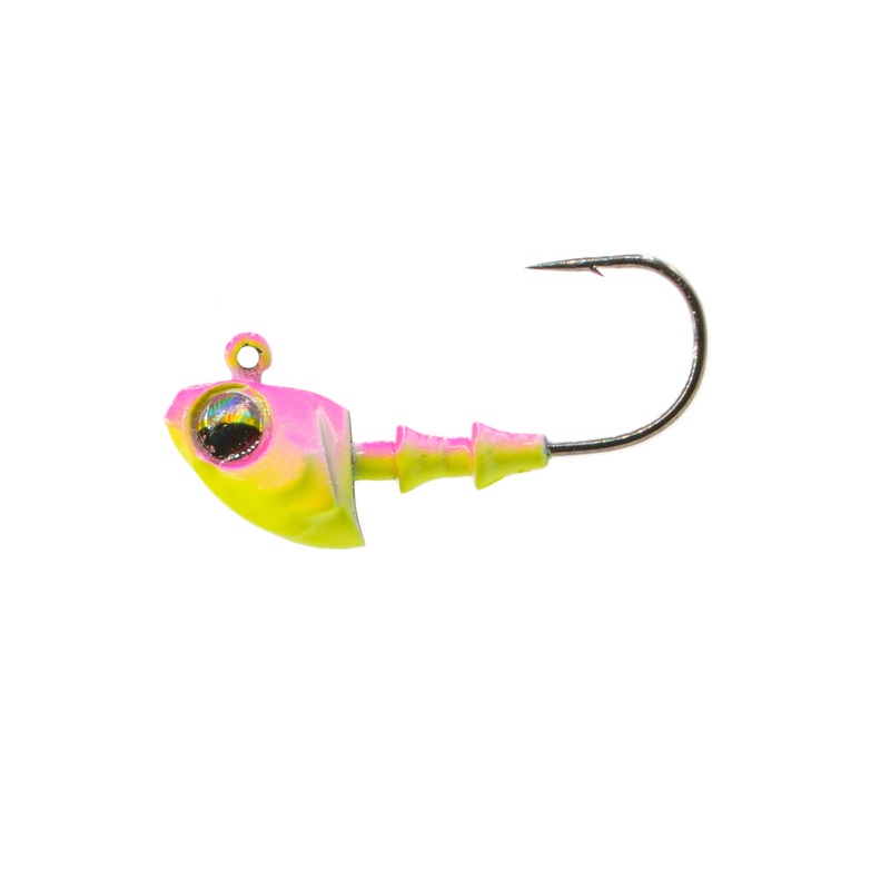 Crappie Jig Heads - Pink Treuse