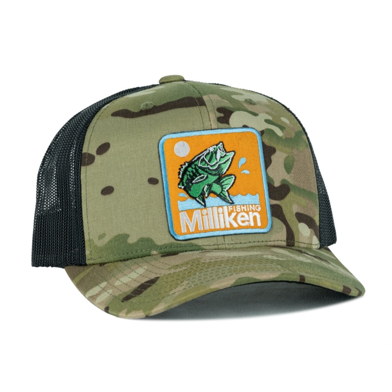 Retro Bass Camo -MC Green/Black