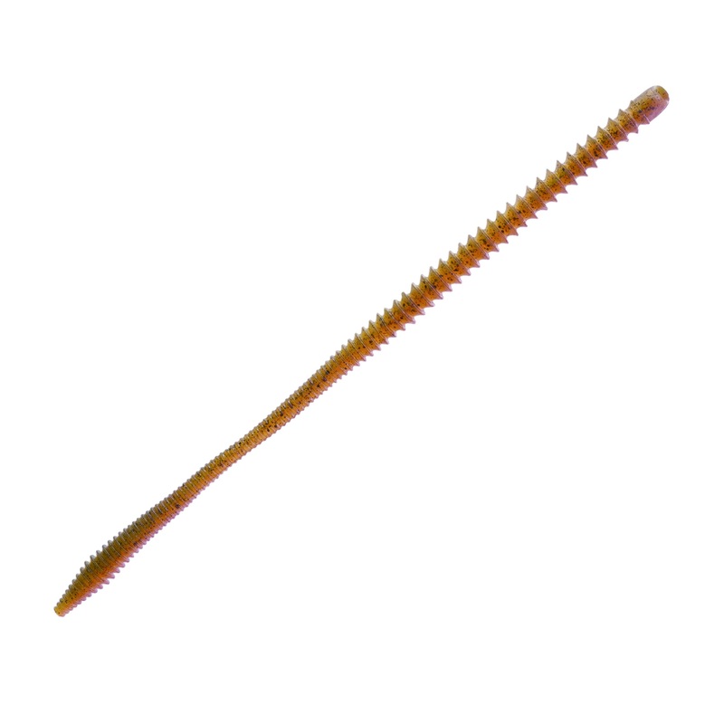 Divine Shakey Worm 9.5" - Green Pumpkin Pro