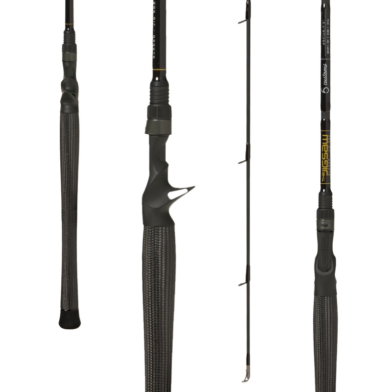 6 Customs - Jigsaw Rod - 7' 3" Medium-Heavy, Mod-Fast