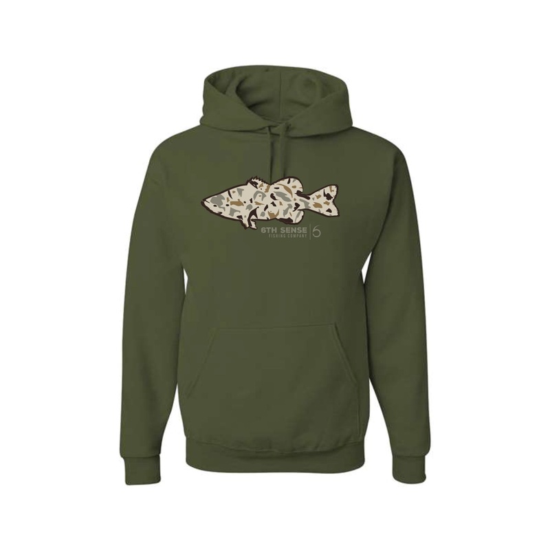 Sandy Flats - Hoodie - Military Green - SMALL only