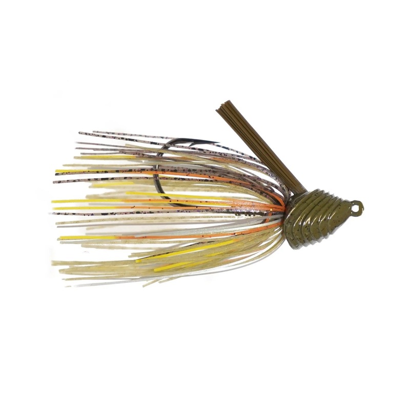 Divine Scrape Grass Jig - Bluegill Fire