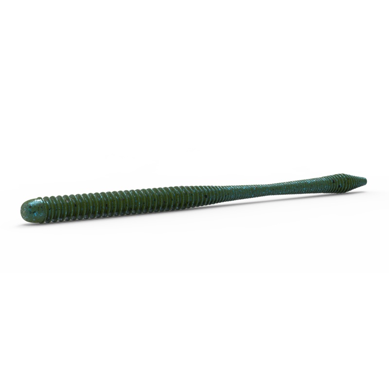 Divine Shakey Worm - Green Pumpkin Blue