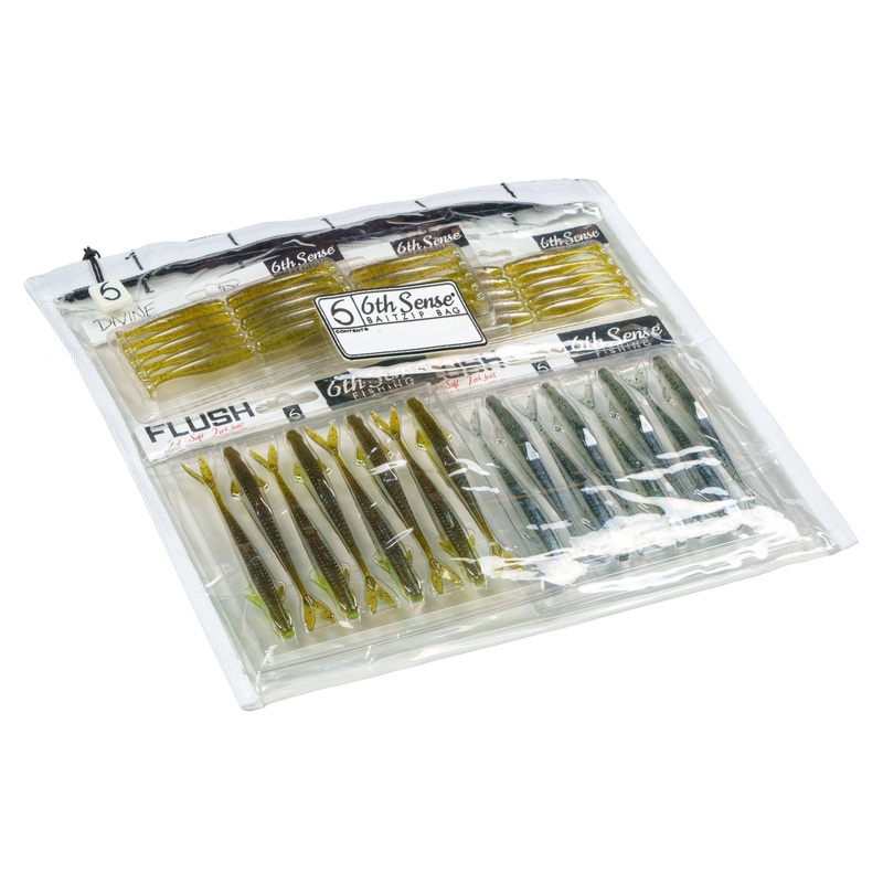 BaitZip Pro Gusseted Bag - Clean White