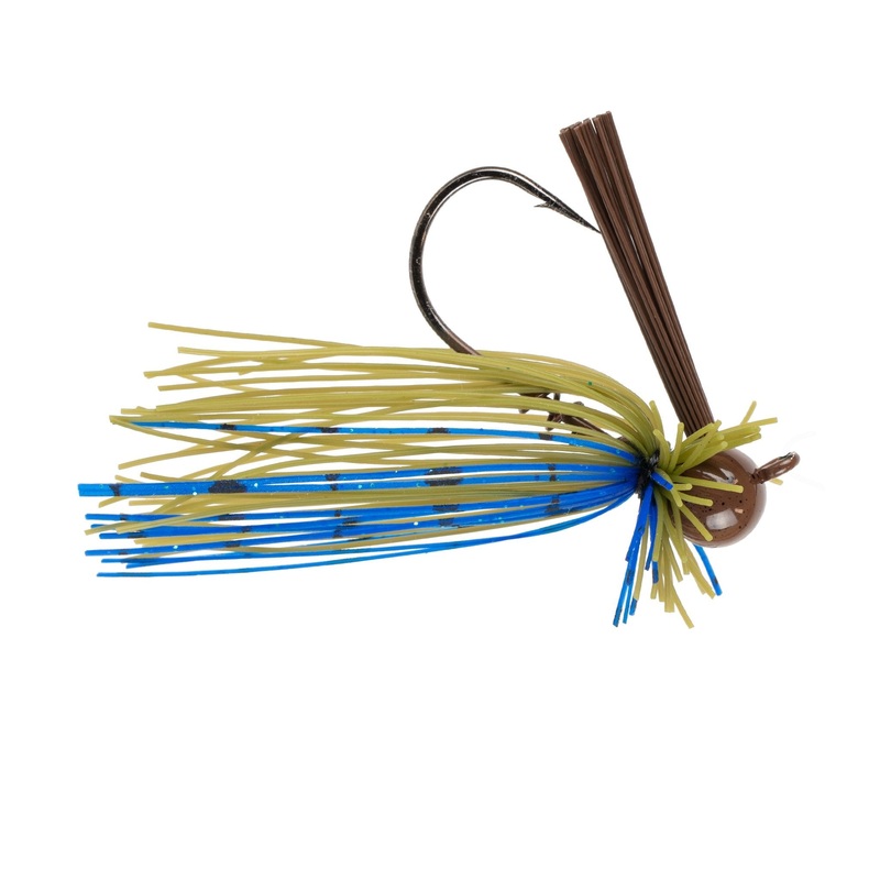 Divine BallHead Finesse Jig - Green Pumpkin Blue