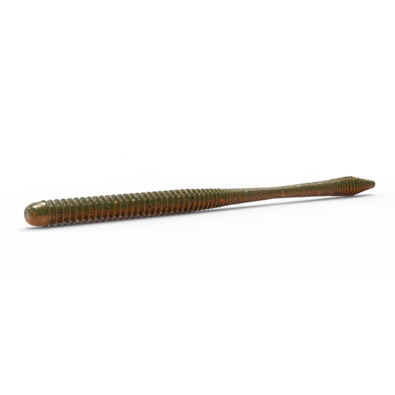 Divine Shakey Worm - Bluegill Fire