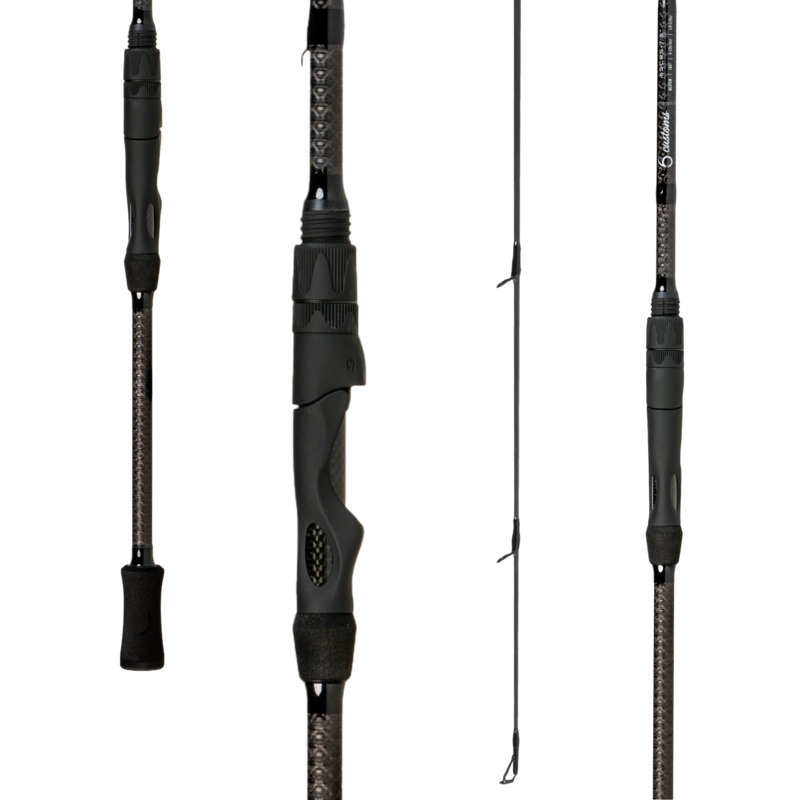 6 Customs - 7'5" Medium, Fast (Spinning Rod)