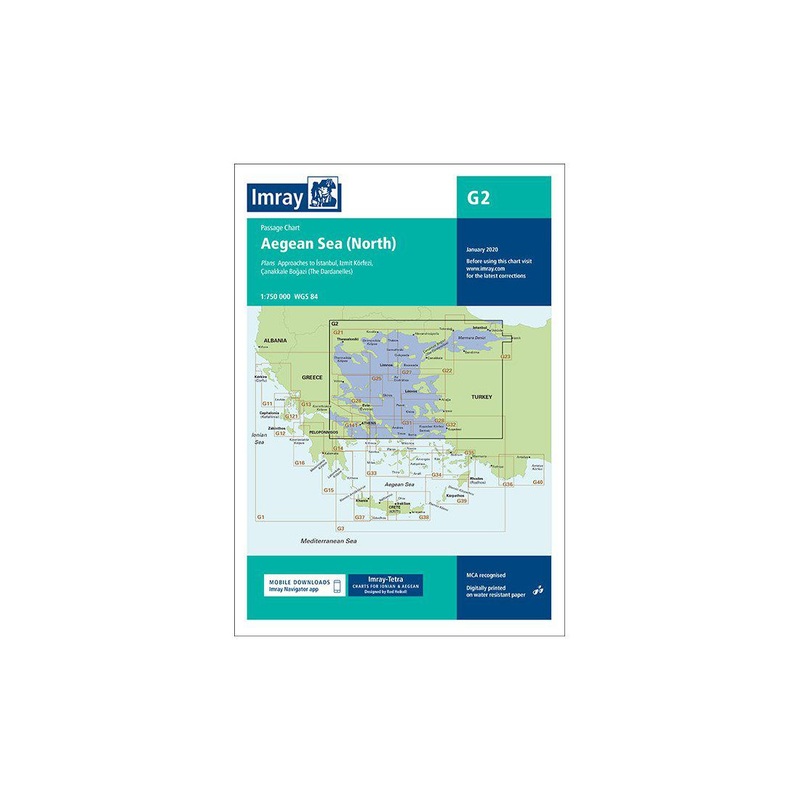 Imray G2 Aegean Sea (North) Yachting Chart