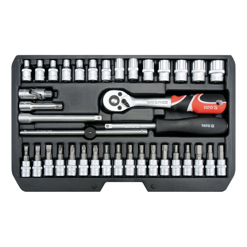 Yato YT-14471 Socket Set XS 1/4" Type 2 38 Pieces