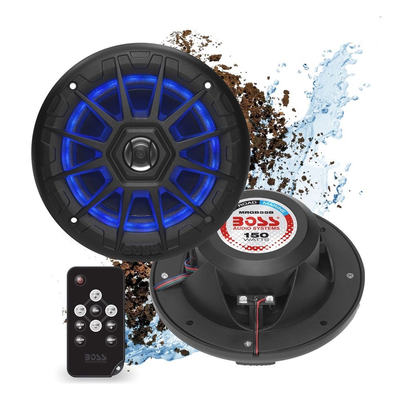 BOSS Audio Systems MRGB55 with Multicolor Illumination