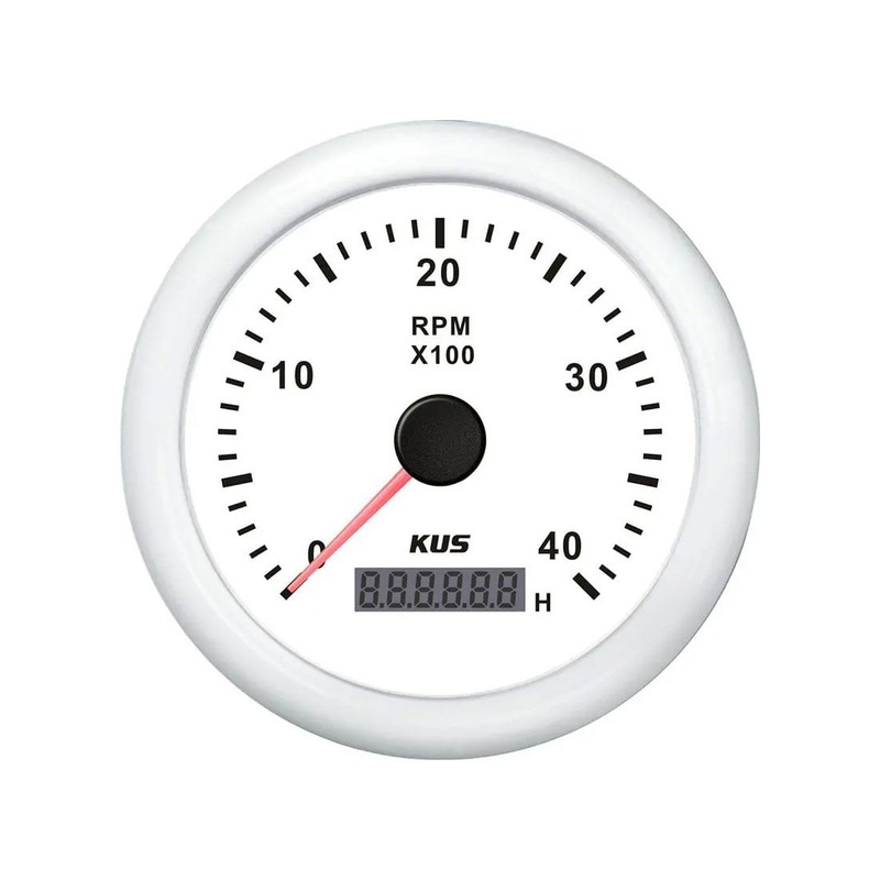 KUS Tachometer 4000 RPM - Digital Hourmeter