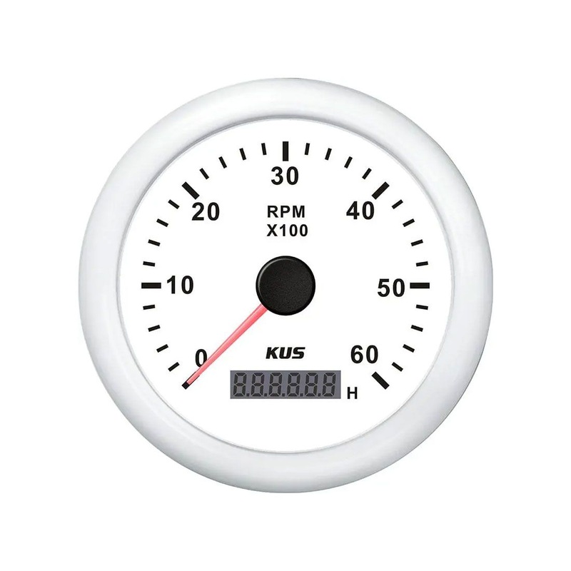 KUS Tachometer 6000 RPM - Digital Hourmeter