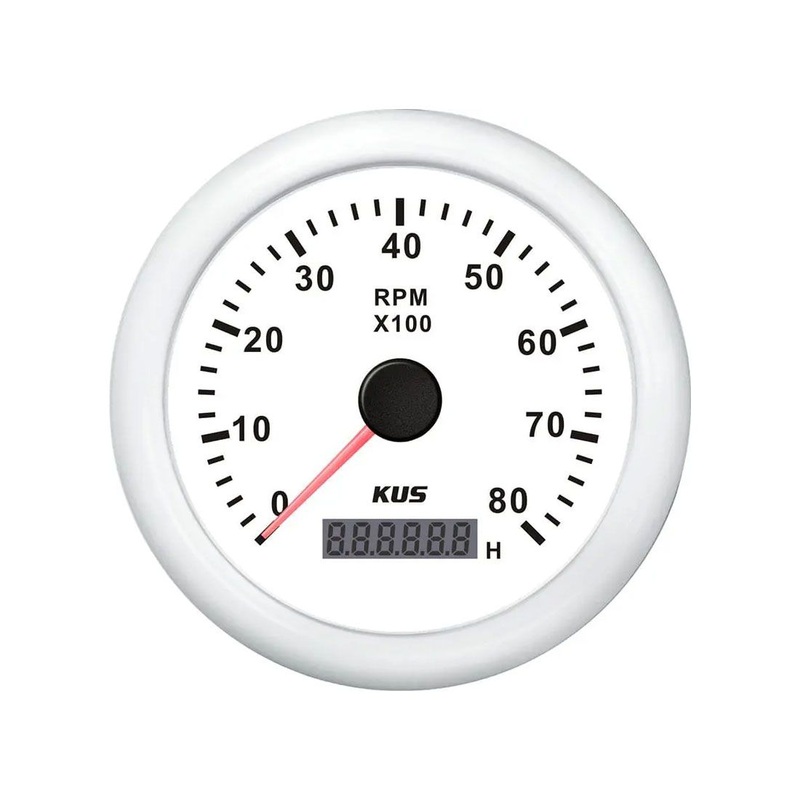 KUS Tachometer 8000 RPM - Digital Hourmeter