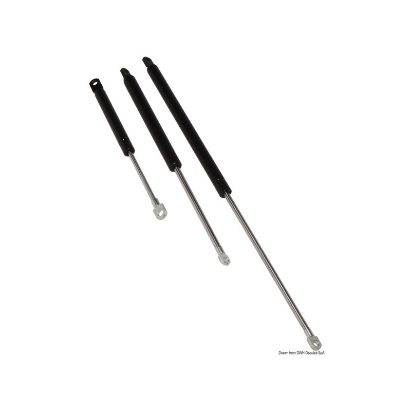 Osculati Telescopic Steel Eye to Eye Gas Springs