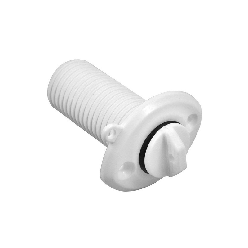 Oval Drain Socket with Captive Plug