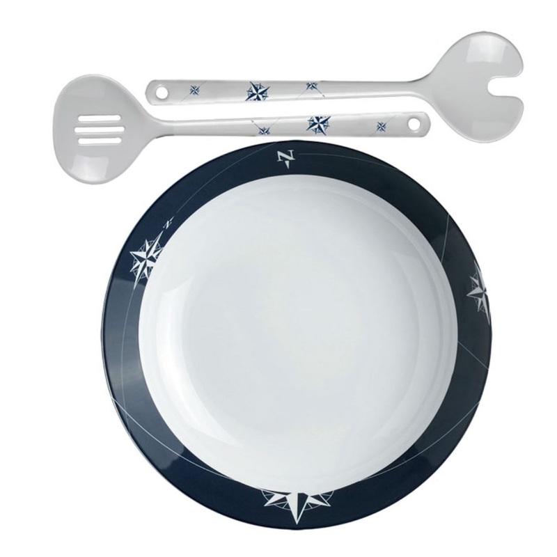 Marine Business NorthWind Melamine Salad Bowl & Cutlery