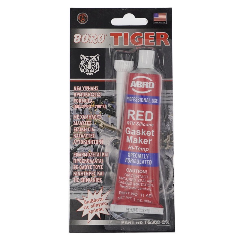 Boro Tiger Red RTV Silicone Gasket Maker