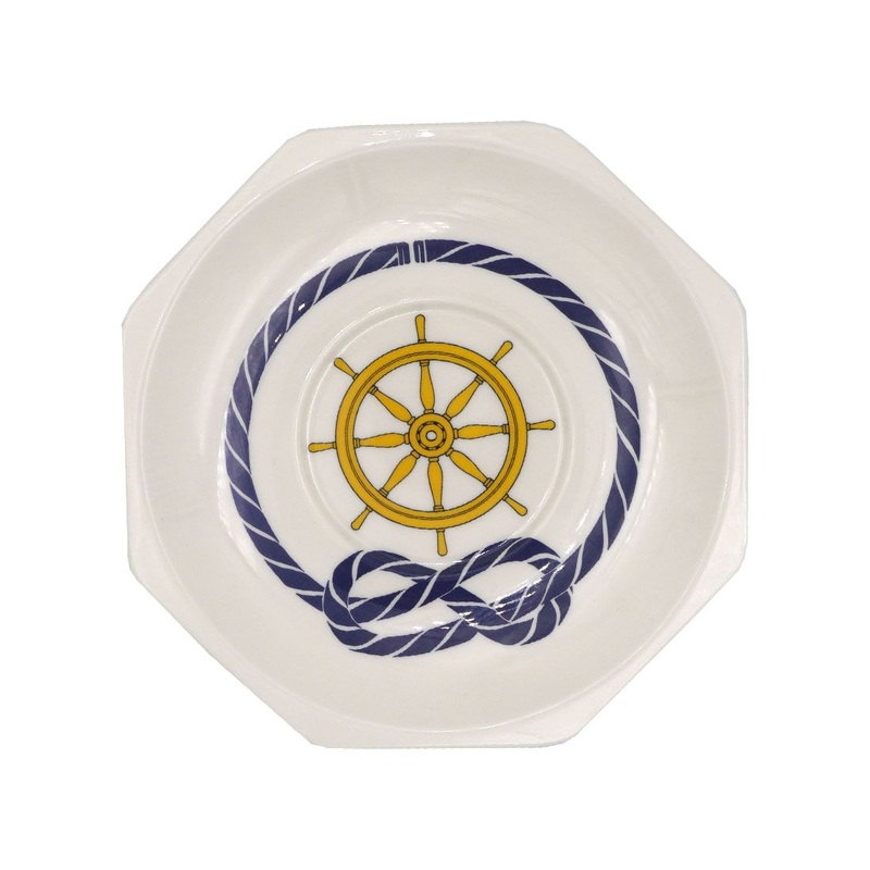 Steering Wheel Octagonal Coffee Plate