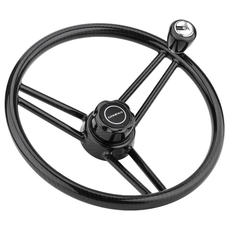 Gomexus Boat Steering Wheel Carbon Fiber 13.5