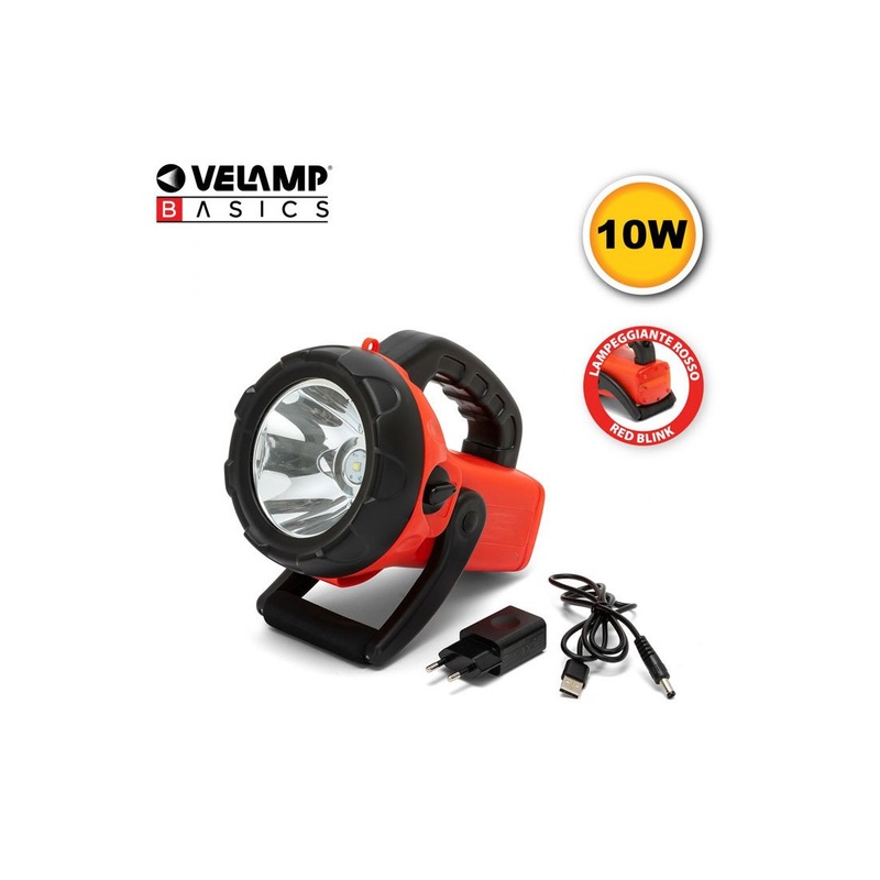 Velamp Basics Rechargeable Led Spotlight