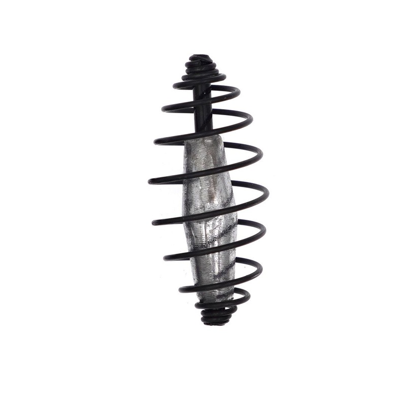 Inline Spring Fishing Feeder with Sinker