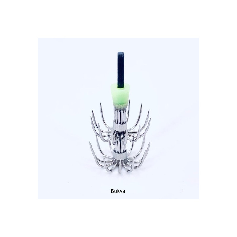 Replacement Double Hooks for Squid Jig