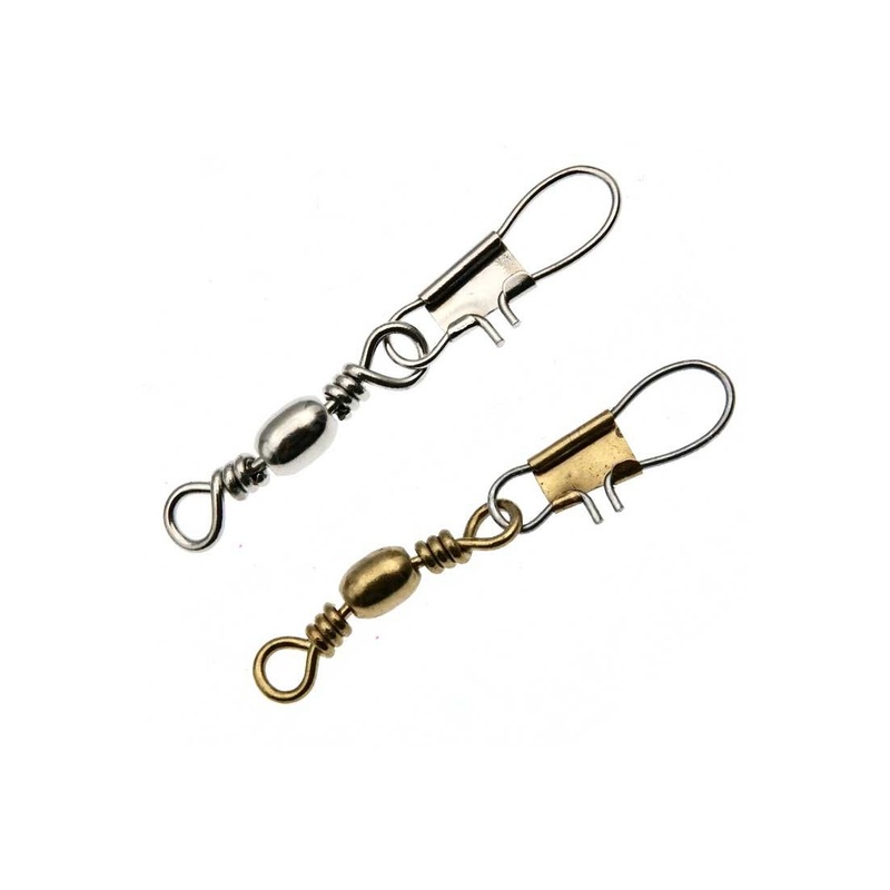 Barrel Swivel with Interlock Snap by Fish Bite