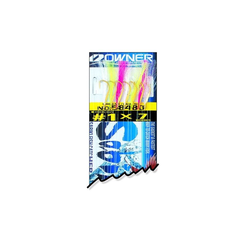 Owner  Sabiki Fluorocarbon Rig 58480 with invisible Line