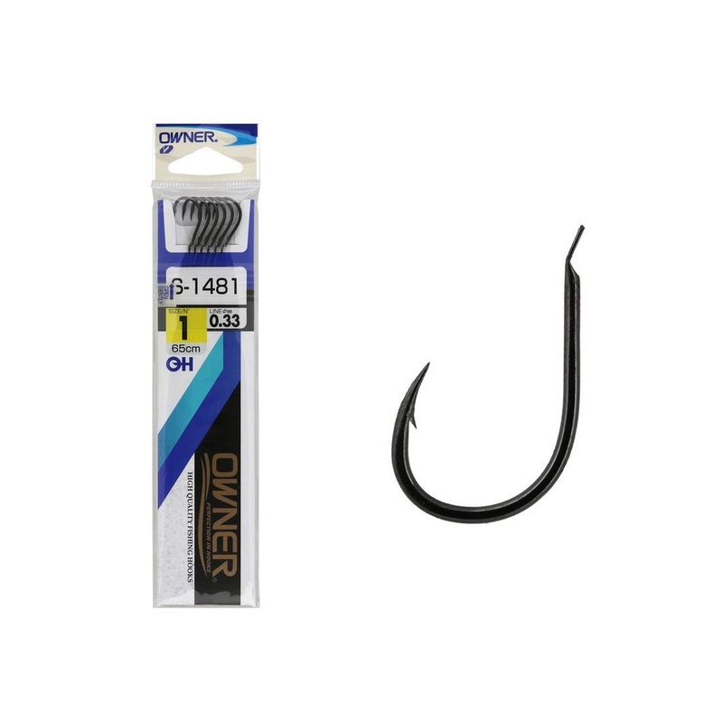 Owner Snelled Hooks S-1481