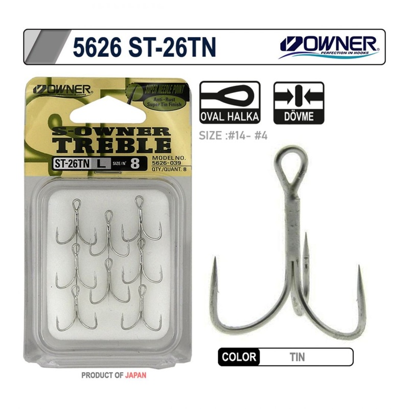 Owner ST-26TN Treble Hooks