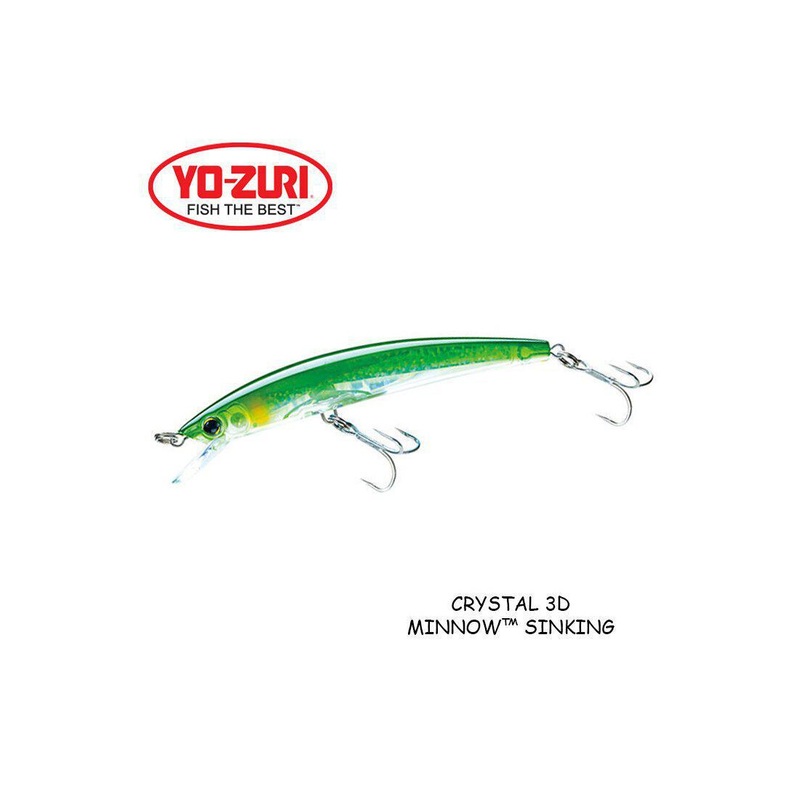 Yo-Zuri Crystal 3D Minnow Sinking