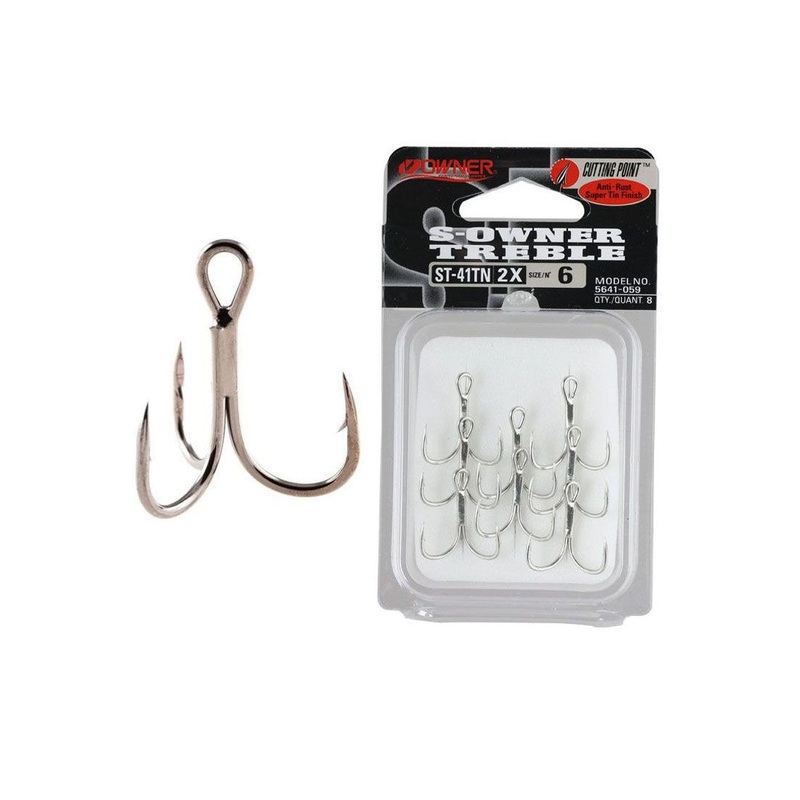Owner ST-41TN 2X Treble Hooks