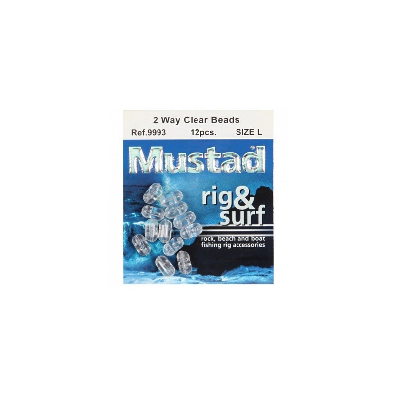 Mustad 2 Way Clear Beads 9993