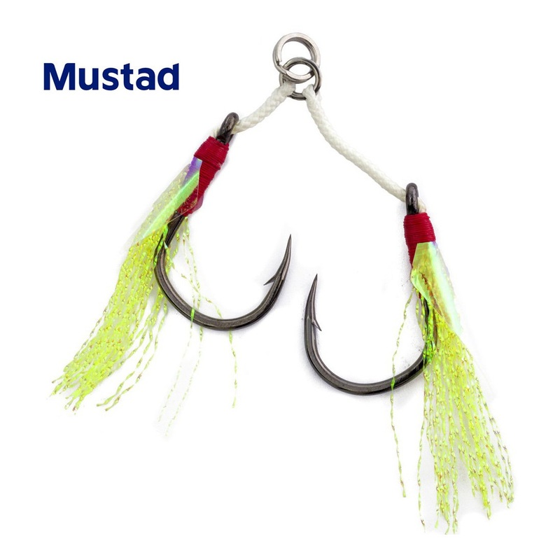 Mustad J-Assist 4 Light Jigging Assist Hooks