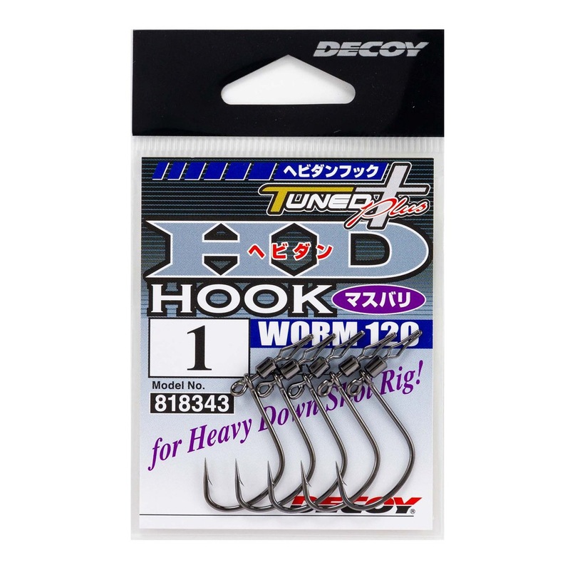 Decoy Masubari HD Worm-120 Hooks