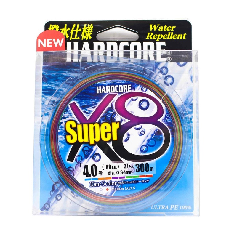 DUEL Hardcore Super X8 Multicolored Braid