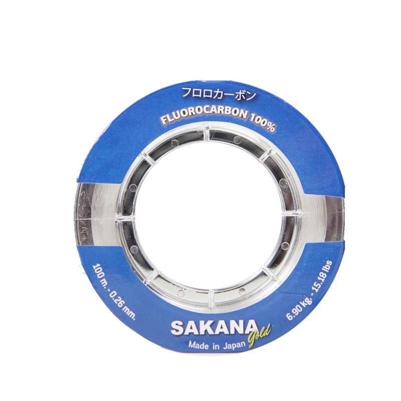 Sakana Gold Fluorocarbon Leader 100 m